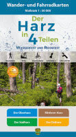 Wanderkarte 4 Teile (Reiß- und Wasserfest)