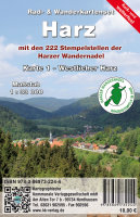 Kartenset-Harz 3 Teile Wetterfest 1:33 000