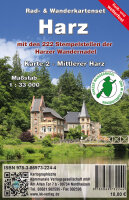 Kartenset-Harz 3 Teile Wetterfest 1:33 000