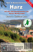 Kartenset-Harz 3 Teile Wetterfest 1:33 000