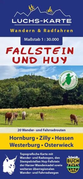 Luchskarte Fallstein und Huy